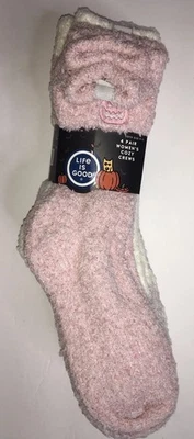 Life Is Good 4PK PUMPKIN 🎃 HALLOWEEN THEMED WOMENS COZY CREW SOCKS NIP — 第 1/4 张图片