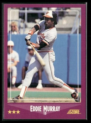 1988 Score - Eddie Murray #18 - Image 1 of 2