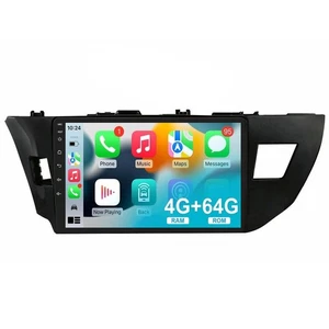 4+64G For Toyota Corolla 2014-2016 Apple CarPlay GPS Android 13 Car Stereo Radio - Picture 1 of 21