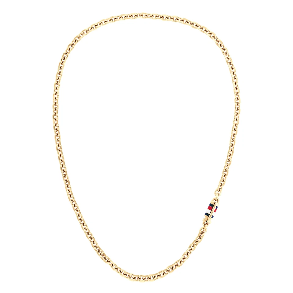 Tommy Hilfiger 2790651 Men's Necklace Stainless Steel Gold Coloured 22in - Image 1 of 3