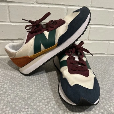 New Balance Men's 9.5 D Classics 237v1 Sneakers in Beige/Nightwatch Green - Image 1 of 4