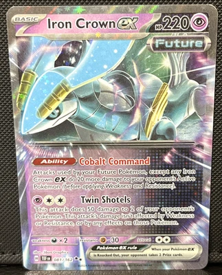 Iron Crown EX 081/162 Double Rare Holo - SV05 - Temporal Forces -NM- Pokémon TCG - Image 1 of 2