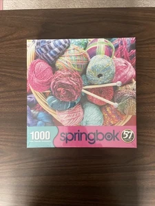 2020-Springbok's 1000 Piece Jigsaw Puzzle Knit Fit - Made in USA - Picture 1 of 2