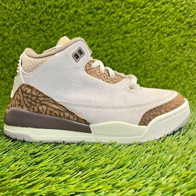 Nike Air Jordan 3 Retro Palomino Niños Talla 1Y Beige Zapatos de Baloncesto Tenis Foto 1 de 4