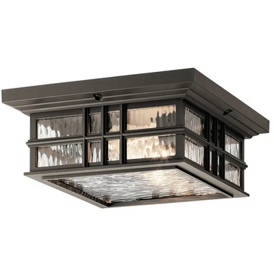 Kichler Lighting - Two Light Outdoor Ceiling Mount - Outdoor Flush & Semi Flush - Image 1 of 4