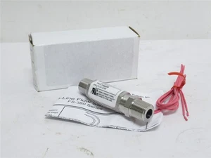 241785 New In Box; GEMS 179996 Liquid Flow Switch FS-380; SS; 3/8NPT; 1-2GPM - Picture 1 of 6