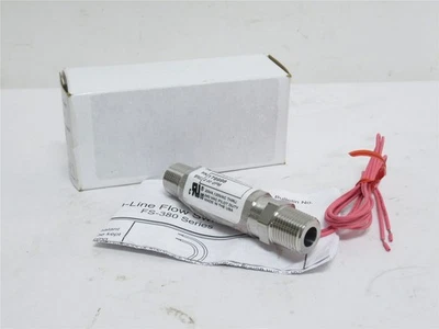 241785 New In Box; GEMS 179996 Liquid Flow Switch FS-380; SS; 3/8NPT; 1-2GPM - Image 1 of 4