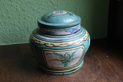 Antike Keramik Ingwerdose Dose China oder Japan - Bild 1 von 4