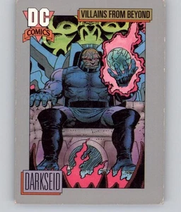 DC Villains Darkseid Comic Character 1992 Series #128 Trading Card - Imagen 1 de 2