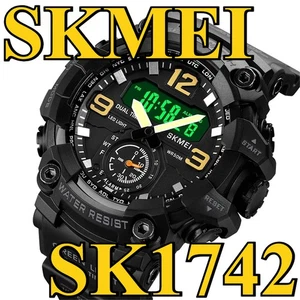 SKMEI Men Digital Quartz Fashion Chronograph Watch Military Sport LED Wristwatch - Picture 1 of 10