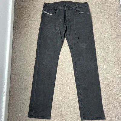 Diesel Iakop 0111D Men Grey Tapered Slim Stretch Jeans W31 L32 (528) - Image 1 of 4