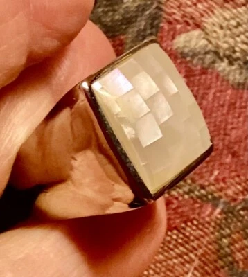 Lia Sophia Mozaic MOP Ring 6-1/2 - Image 1 of 4