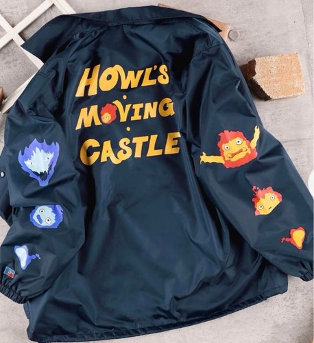 COACH Giacca Calcifer RUSSELL ATHLETIC Studio Ghibli Howl's Moving Castle taglia L top