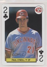 1991 US Playing Cards Major League All-Stars Silver Edge Paul O'Neill #2C