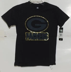 Camiseta Pequeña Dorada Negra Dorada Negra Pequeña de Green Bay Packers Equipo de la NFL - Imagen 1 de 6