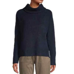 RD style Navy Textured Cowlneck Sweater - Picture 1 of 9