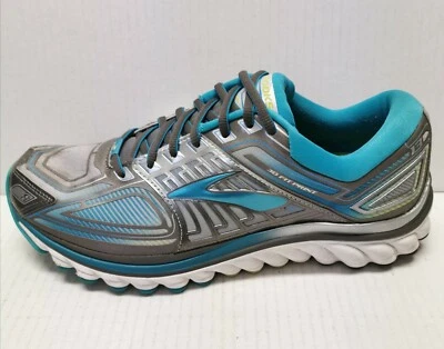 Zapatos para correr Brooks Glycerin G13 3D Fit para mujer talla 10,5 M verde azulado/plateado/verde Foto 1 de 4