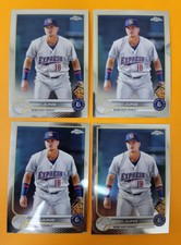 Lot of 4 - 2022 Topps Pro Debut Chrome Josh Jung Round Rock Express PD-19 - B