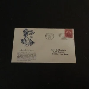 FDC 1929 #657 SULLIVAN EXPEDITION OF AGAINST THE IROQUOIS INDIANS NEW TOWN  - Picture 1 of 2