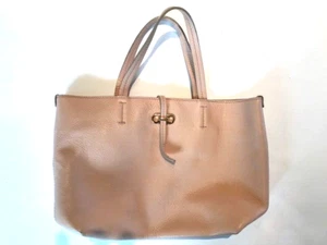 FERRAGAMO Blush Pink Leather Tote Bag - Picture 1 of 10