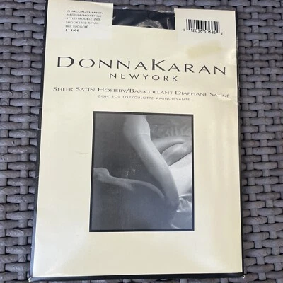 Panty Manguera Donna Karan Satén Transparente Estilo 265 Mediana Carbón Gris Oscuro Foto 1 de 4