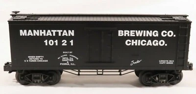 MTH 30-78045 Manhattan Brewing Co. 19th Century Reefer Car NIB - Image 1 of 3