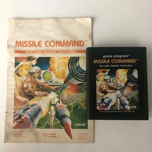 MISSILE COMMAND Atari 2600 CX2638 Original Game Cartridge and Manual - Picture 1 of 1