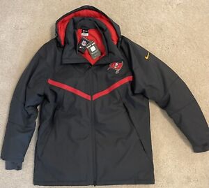 NEW: TAMPA BAY BUCCANEERS winter, hooded jacket with logo NIKE