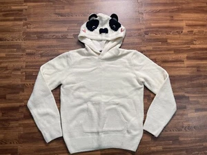 Kiabi Kids Hoodie Eared Hood Long Sleeve Cream Color Size 10A - Picture 1 of 3