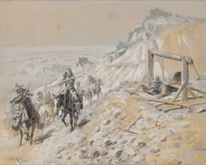 I Climbed Fast And Stuck My Head Out The Top by Charles M Russell + Ships Free - Picture 1 of 3