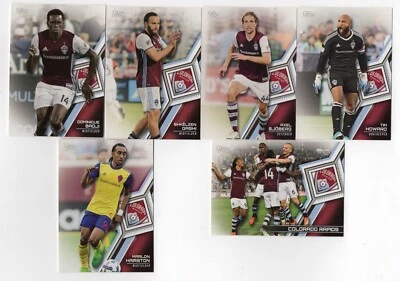 COLORADO RAPIDS 2018 TOPPS MLS SOCCER LOT OF 6 DIFFERENT CARDS - Image 1 of 2
