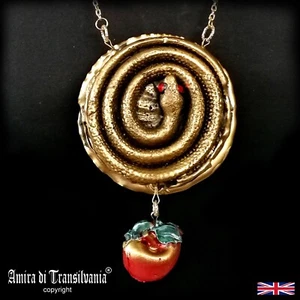 Feng SHUI énergie DÉCORATION MAISON protection maison talisman amour famille pomme serpent - Photo 1 sur 24