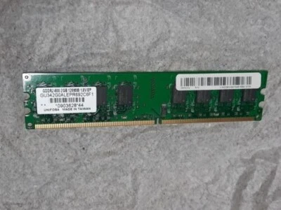 UNIFOSA 2GB PC2-6400 DDR2-800Mhz 240-pin DESKTOP BUREAU RAM GU342G0ALEPR692C6F1 - Photo 1/3