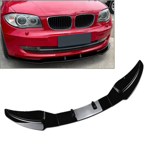 Alerón divisor de labios de parachoques delantero para BMW Serie 1 E81 E82 E87 2008-2011 - Imagen 1 de 6