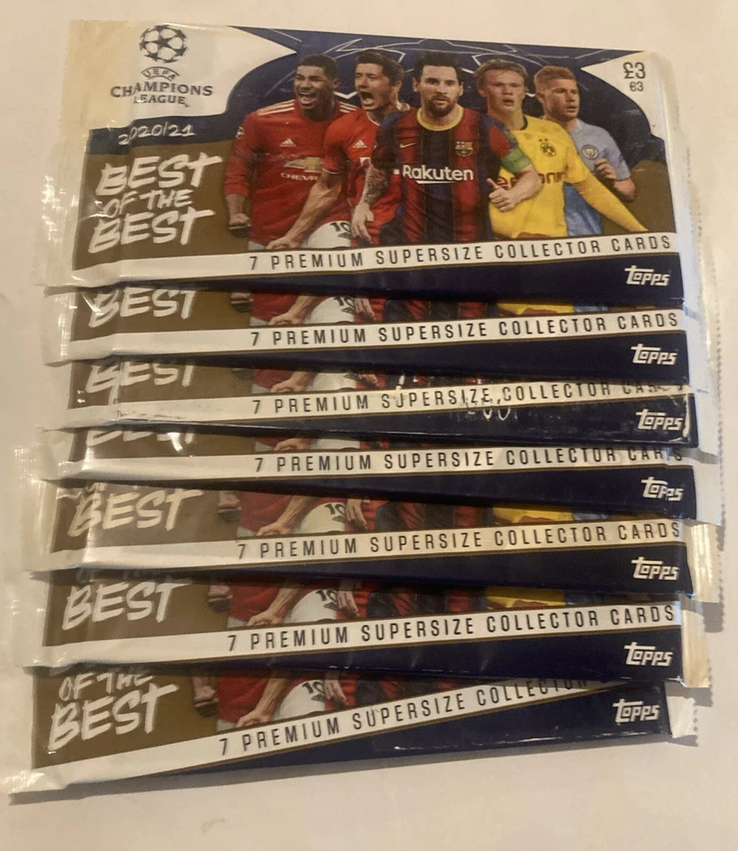 Topps UCL UEFA Champions League Best of The Best 2021 - 7 Premium Cards
