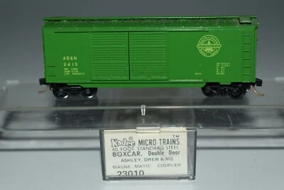 N Scale Kadee 23010 Ashley Drew & Northern 40' Double Door Boxcar 2415 C18986 - Image 1 of 2