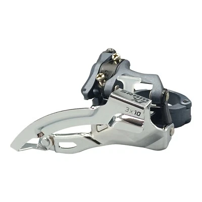 SRAM Derailleur X7 3 x 10 Low Clamp 34,9mm Dual Pull Grey Silver Clamp Deep New - Image 1 of 4