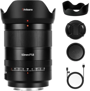 7artisans 50mm F1.8 Auto Focus Large Aperture Full Frame Lens for L-Mount Camera - Picture 1 of 8