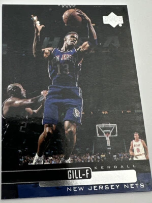 1999-00 Upper Deck New Jersey Nets Basketball Card #77 Kendall Gill — 第 1/3 张图片