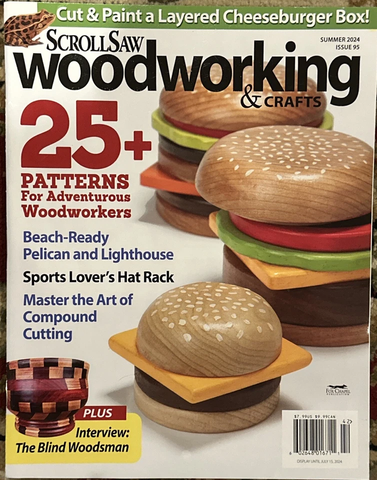 Scroll Saw Woodworking And Crafts magazine Summer 2024 Issue 95 - Image 1 of 1