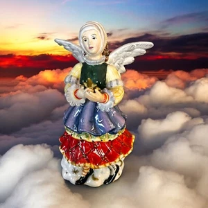 Vintage Bohemian Angel Candle Holder By Stacey Knight Ltd: Petite Noel Ceramic ! - Picture 1 of 11