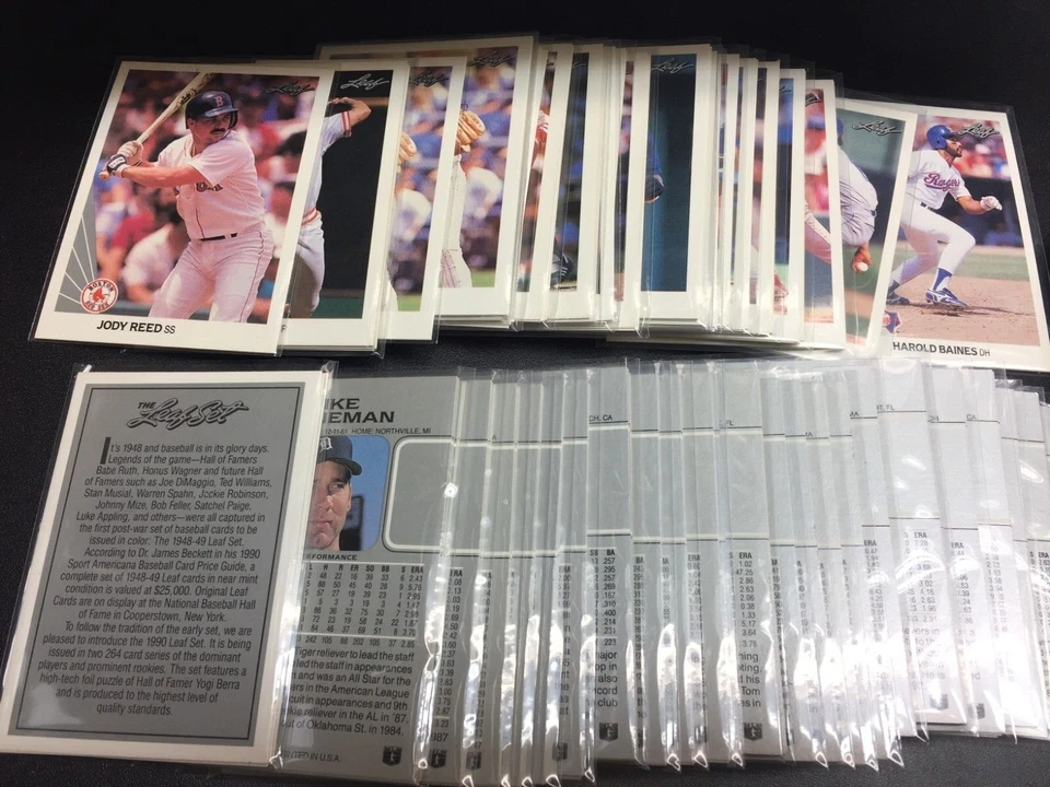 1990 MLB Leaf Baseball Card #1 ~ #150 You Pick ($2 Minimum Order Required) - Image 1 of 1