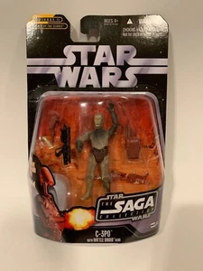 2006 Star Wars Saga Collection AOTC C-3PO with Red Battle Droid Head #017 Rare - Picture 1 of 3