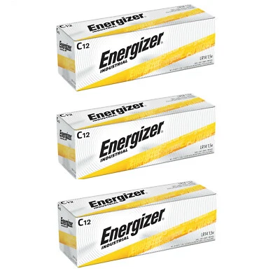 36 pilas alcalinas Energizer Industrial C (EN93, LR14) Foto 1 de 2