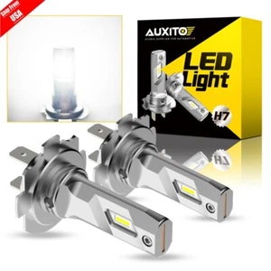 H7 LED Headlight Bulbs Headlamp Kit High Low Beam 160W 6500K Super White 48000LM - Picture 1 of 21