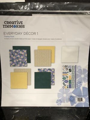 Creative Memories EveryDay Decor 1 paquete temático con pegatinas nuevo Foto 1 de 4