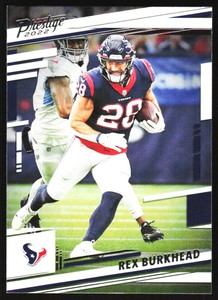 2022 PANINI PRESTIGE REX BURKHEAD HOUSTON TEXANS #116