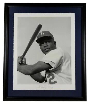 Jackie Robinson Framed Brooklyn Dodgers 16x22 Historical Photo Archive 14 Giclee - Image 1 of 4