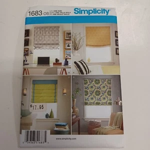 Simplicity S1683 Sewing Pattern Window Valance Treatments Various Styles Craft - Picture 1 of 7