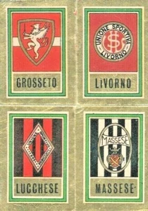 FIGURINE FOOTBALLERS PANINI 1973/74 N.572 GROSSETO ETC. SCUDETTI REC/REMOVED - Picture 1 of 1